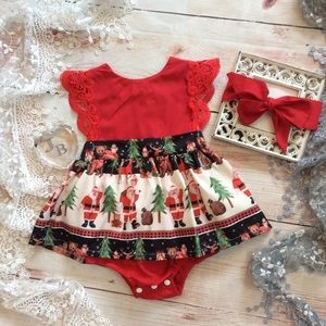 baby girl christmas outfit boutique
